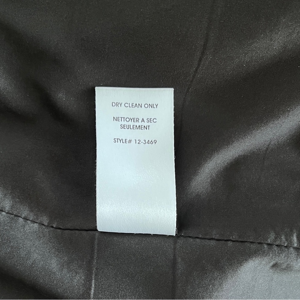 Vintage Y2K Nanette Lepore Gray High Waist Pleated Pencil Skirt Size 4 - Picture 5 of 6